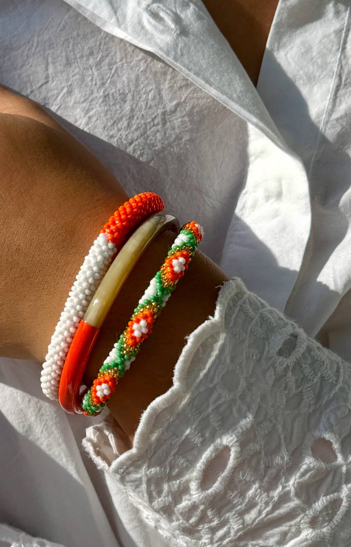 MAISON KIZO Bracciale nepalese E07