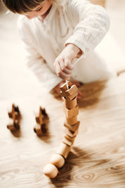 Wooden Story Sp. z o.o. Ago di legno XL - per infilare blocchi