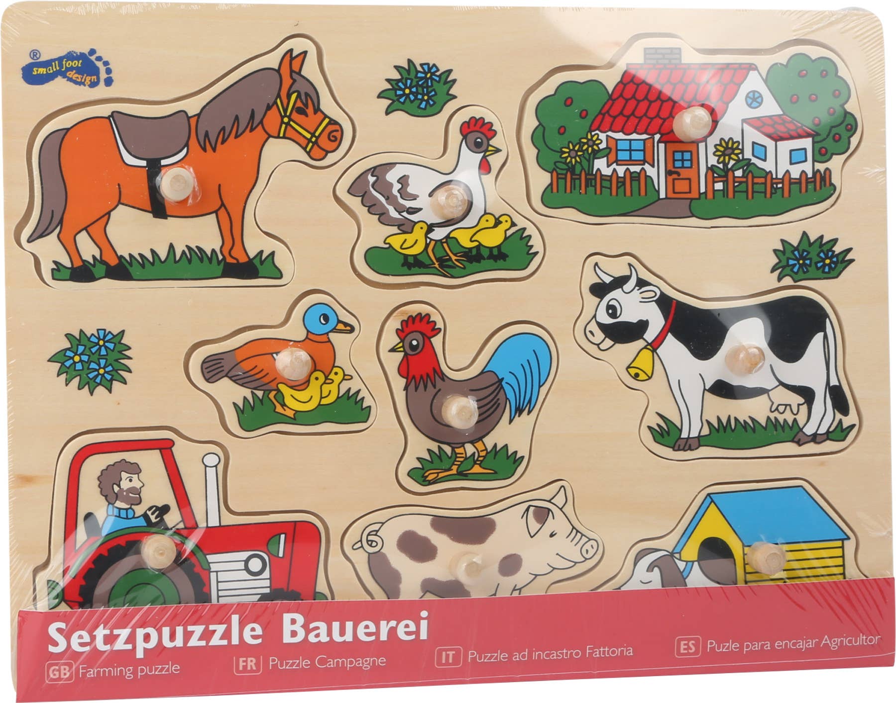 Small foot Puzzle ad incastro Fattoria