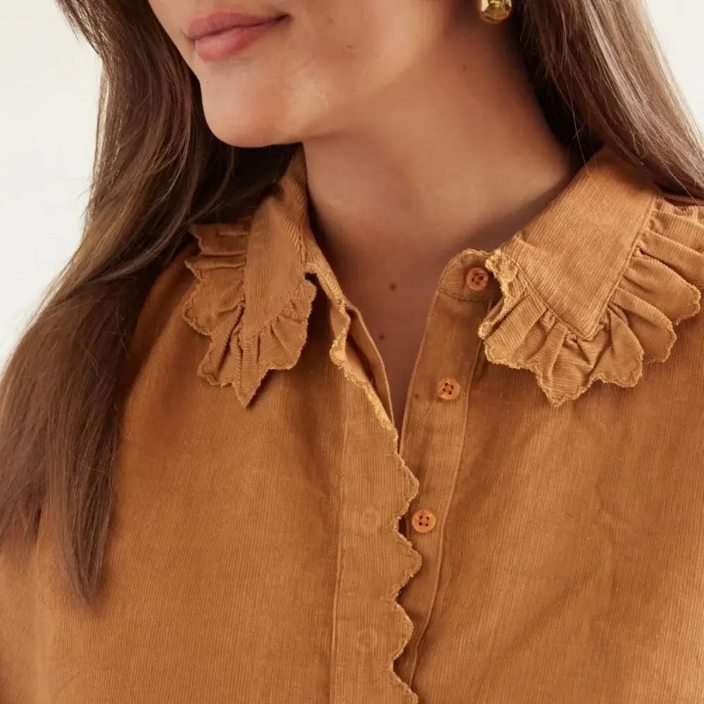 Bonheur du Jour Blusa da donna in velluto - Spezia