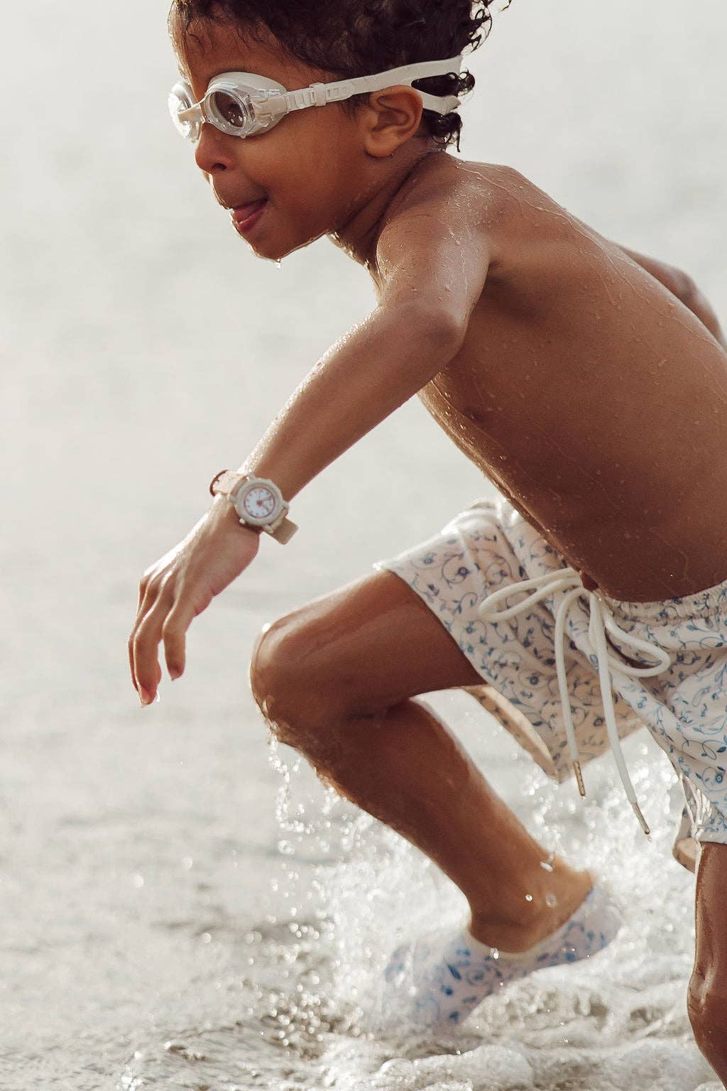 GRECH & CO Occhialini da nuoto anti-UV + antiappannamento: Tramonto