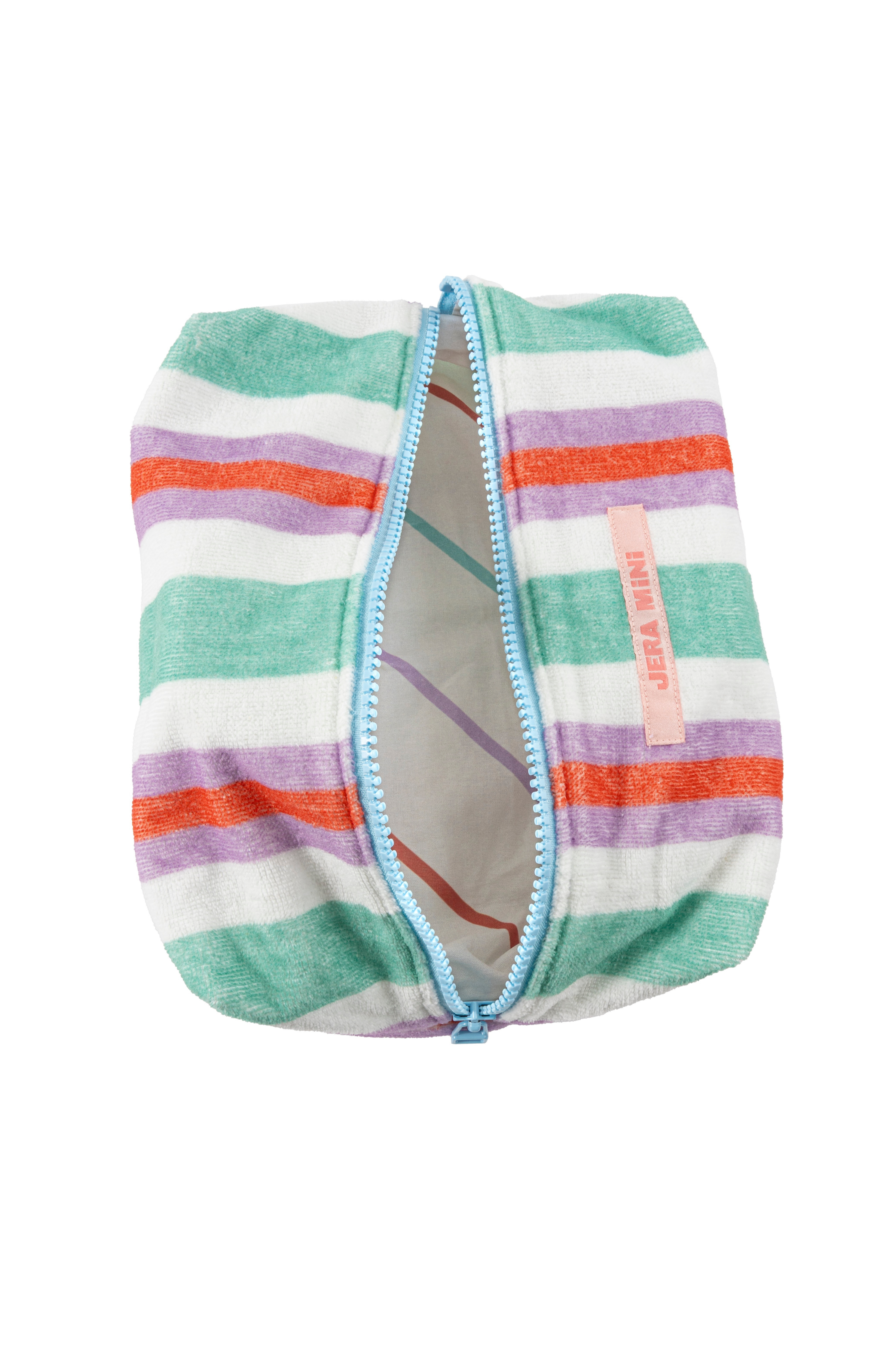 JERA MINI Borsa da toilette a righe pastello
