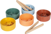 Small foot Gioco di smistamento Montessori con pinza | Motricità | Legno