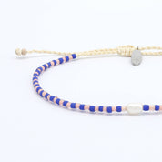 Pineapple Island Braccialetto Delicato con Perline Mutiara: Rosa e Blu