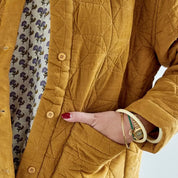 Bonheur du Jour Giacca da donna trapuntata in velluto - Bronzo