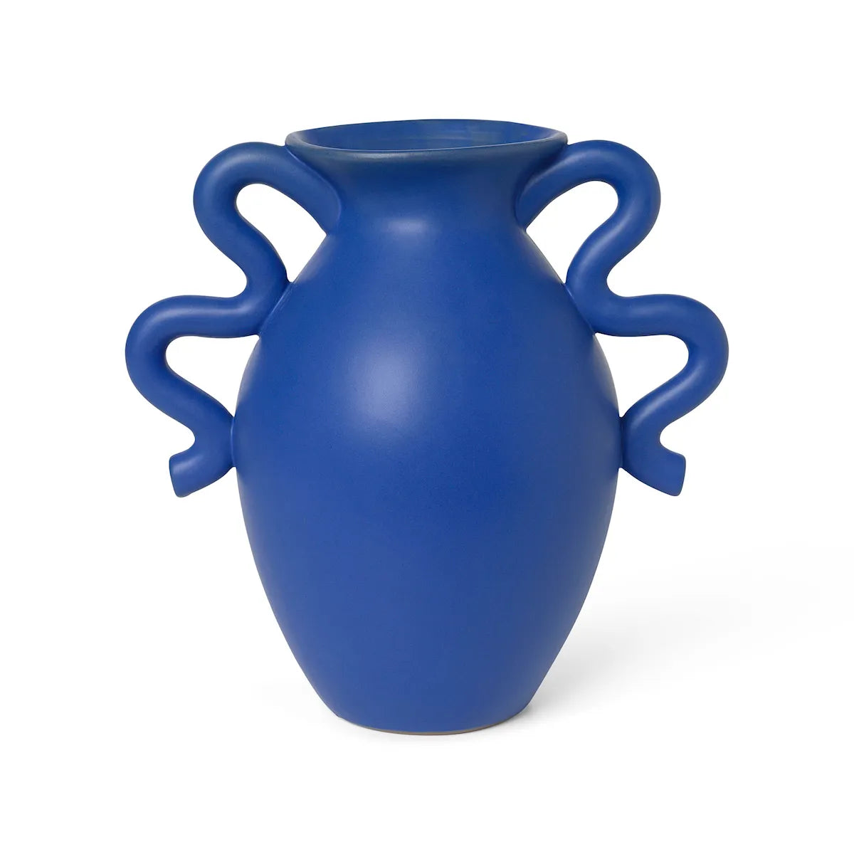 FERM LIVING Verso Vaso da tavolo Blu brillante