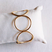 Bazou Bracciale rigido XL tondo - oro