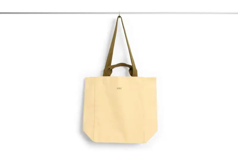 Hay borsa tote media gialla