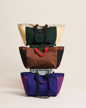 Hay borsa tote piccola marrone