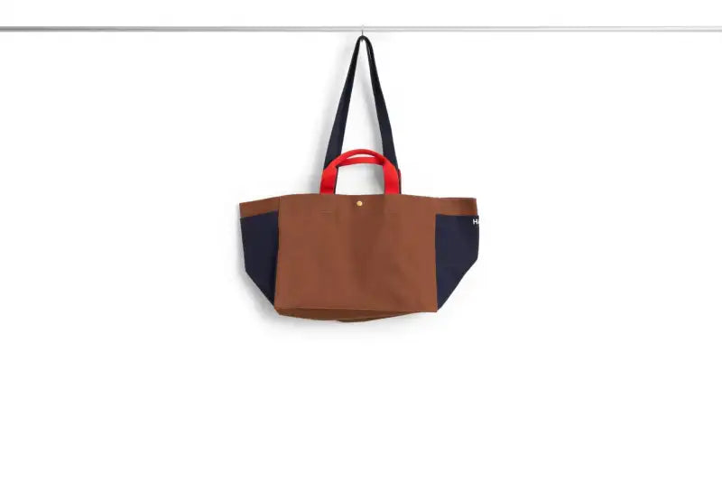 Hay borsa tote piccola marrone