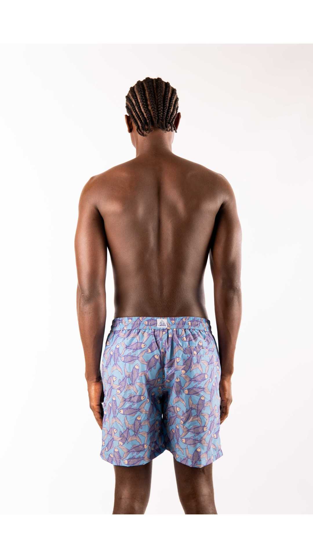 Kostumari HIERA azzurro costume da bagno boxer