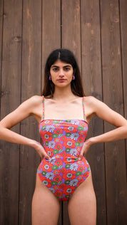 Kostumari MAUI fiori costume da bagno donna intero