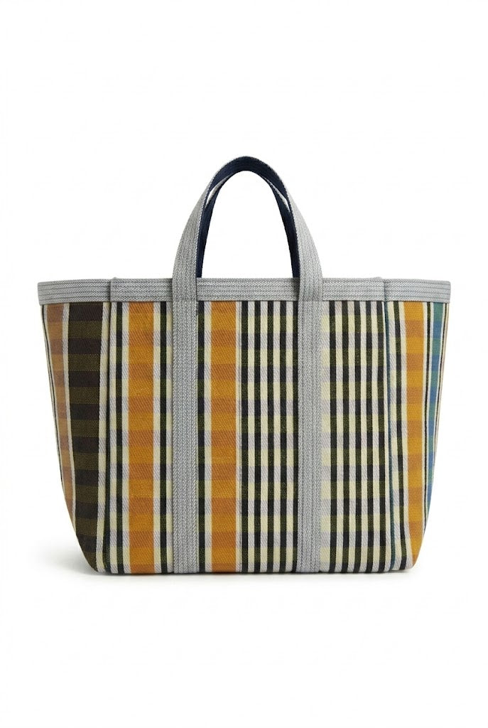 Babachic borsa Picnic Medium–Grigio/giallo