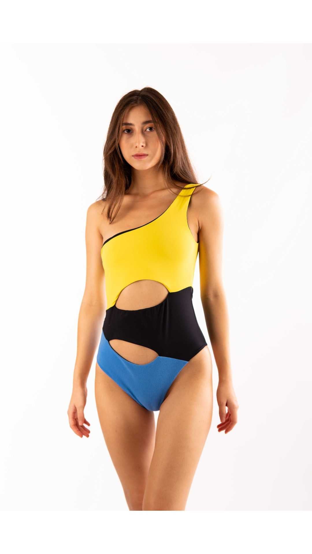 Kostumari SIRIA scuro costume da bagno intero double face