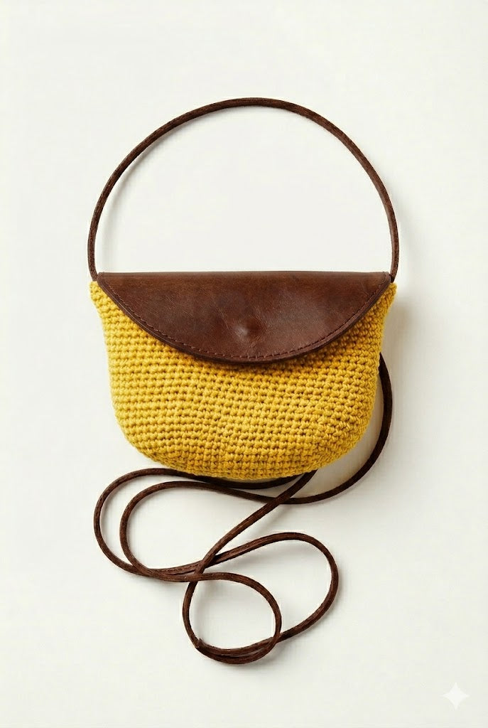 NATURELLEMENT- Borsa a Tracolla Artigianale "zita 2"